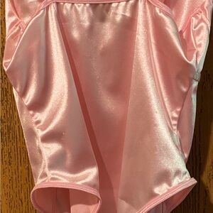 Pink lingerie teddy or body suit
